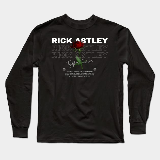 Rick Astley // Flower Long Sleeve T-Shirt by TOY MACHINE 